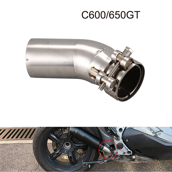 BMW C600/650GT Middle Pipe 51mm Modified Motorcycle Exhaust Link Pipe